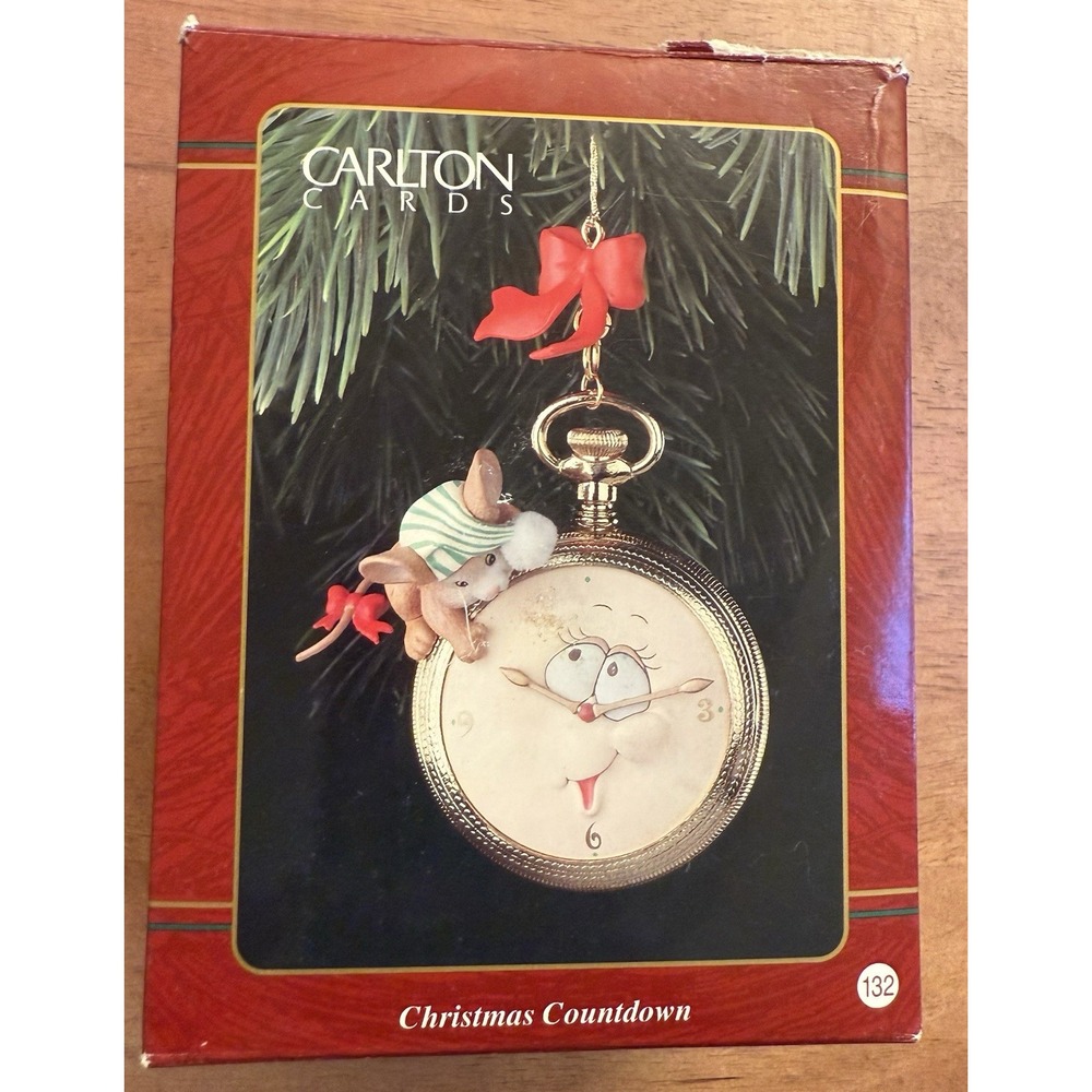 Carlton Cards‎ Heirloom Collection "Christmas Countdown" Ornament Vintage READ